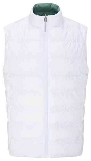 Ping Samantha Clo® insulated reversible dámská vesta, white/eucalyptus multi