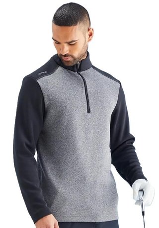 Ping Ramsey pánská mikina, black marl/black