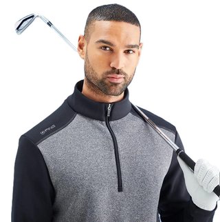 Ping Ramsey pánská mikina, black marl/black