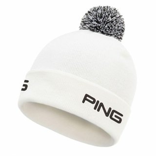 PING Cresting Knit pánská zimní čepice, bílá