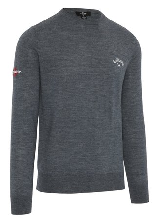 Callaway Crew Neck Merino Mix pánský svetr, šedý