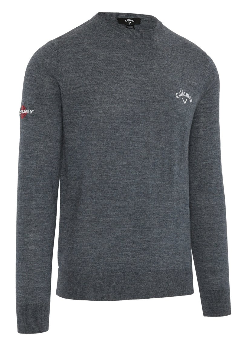 Callaway Crew Neck Merino Mix pánský svetr, šedý