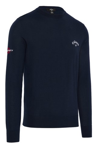 Callaway Crew Neck Merino Mix pánský svetr, tmavě modrý