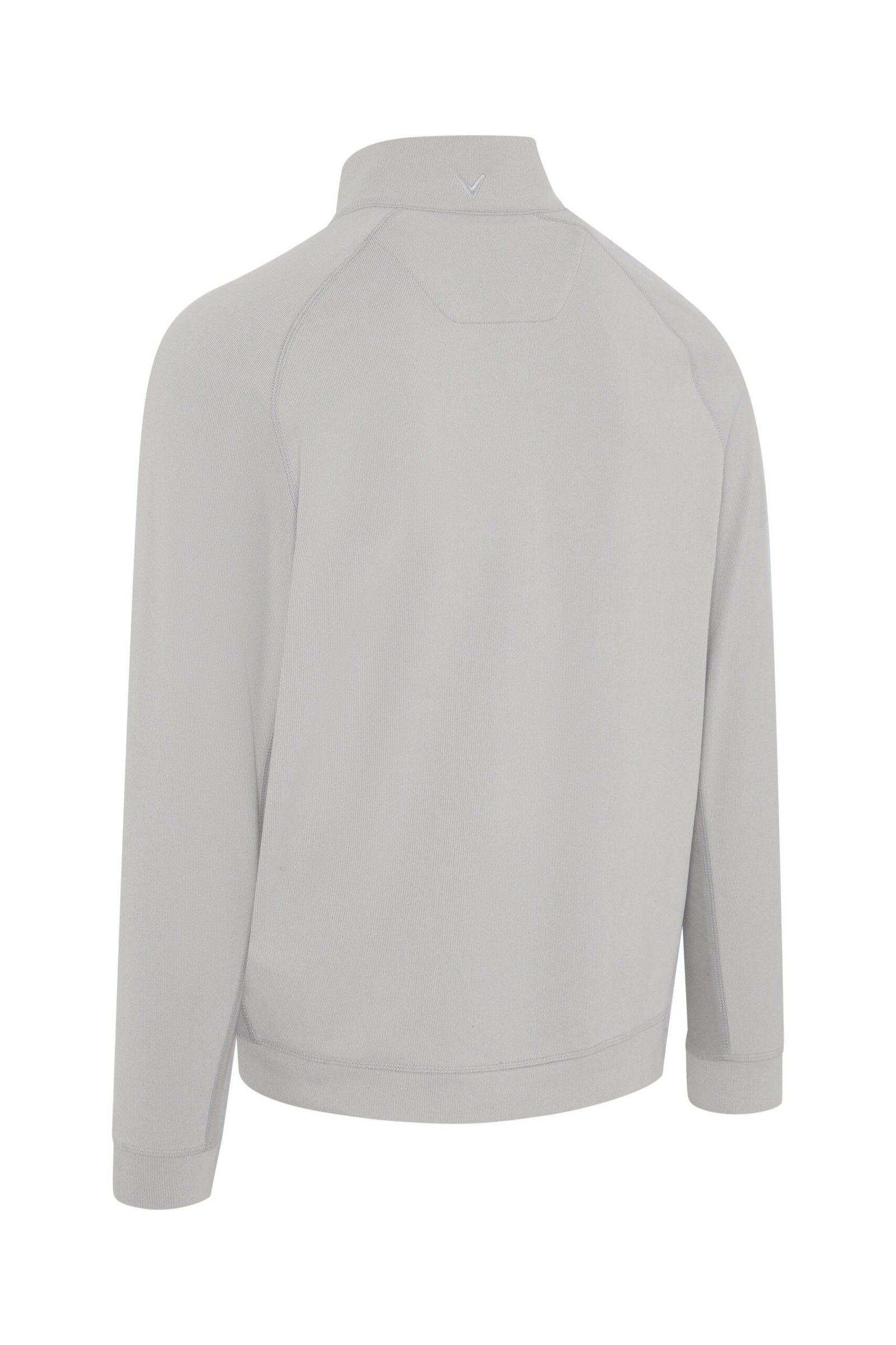 Callaway Brushed Rib 1/4 Zip pánská mikina, concrete