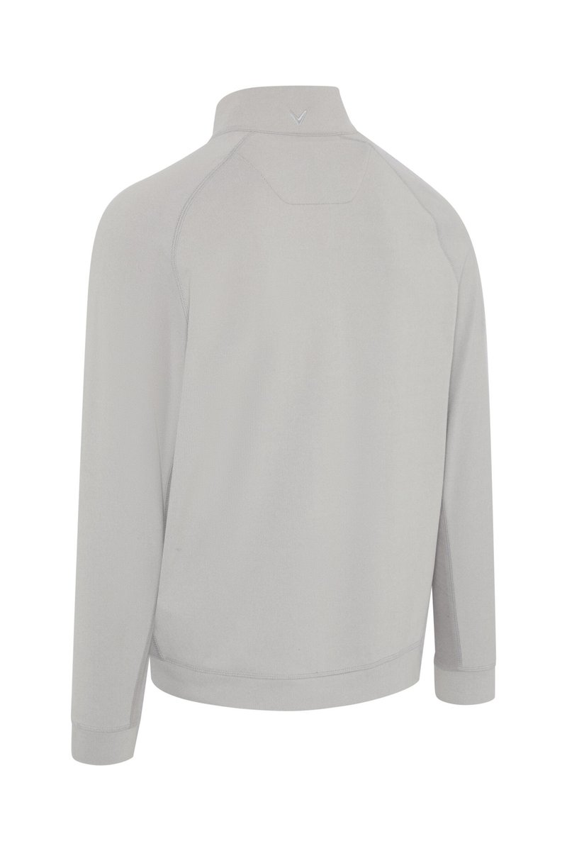 Callaway Brushed Rib 1/4 Zip pánská mikina, concrete