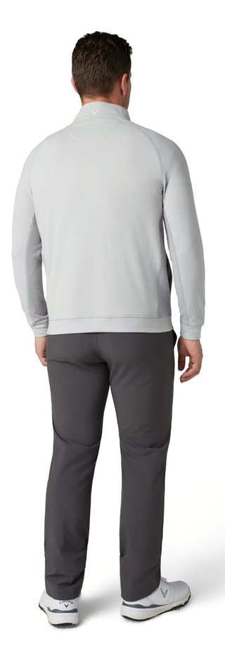 Callaway Brushed Rib 1/4 Zip pánská mikina, concrete