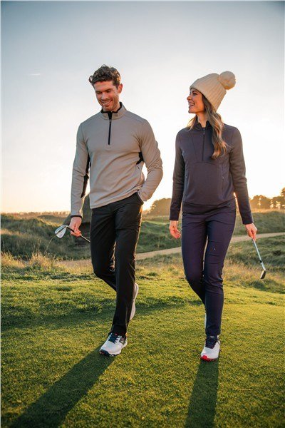 Callaway Brushed Rib 1/4 Zip pánská mikina, concrete