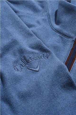 Callaway Brushed Rib 1/4 Zip pánská mikina, modrá