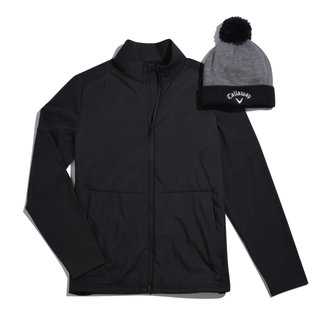 Callaway Mixed Media Full Zip pánská bunda, caviar