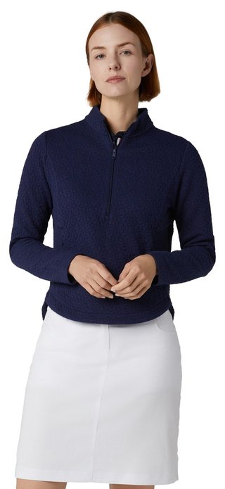 Callaway 1/2 Zip Quilted Knit dámská mikina, tmavě modrá