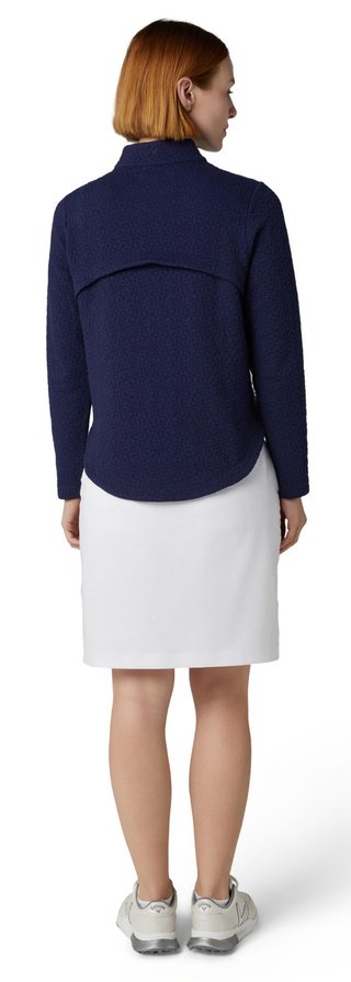 Callaway 1/2 Zip Quilted Knit dámská mikina, tmavě modrá
