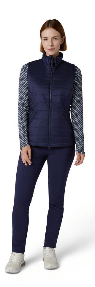 Callaway Quilted Puffer dámská vesta, tmavě modrá
