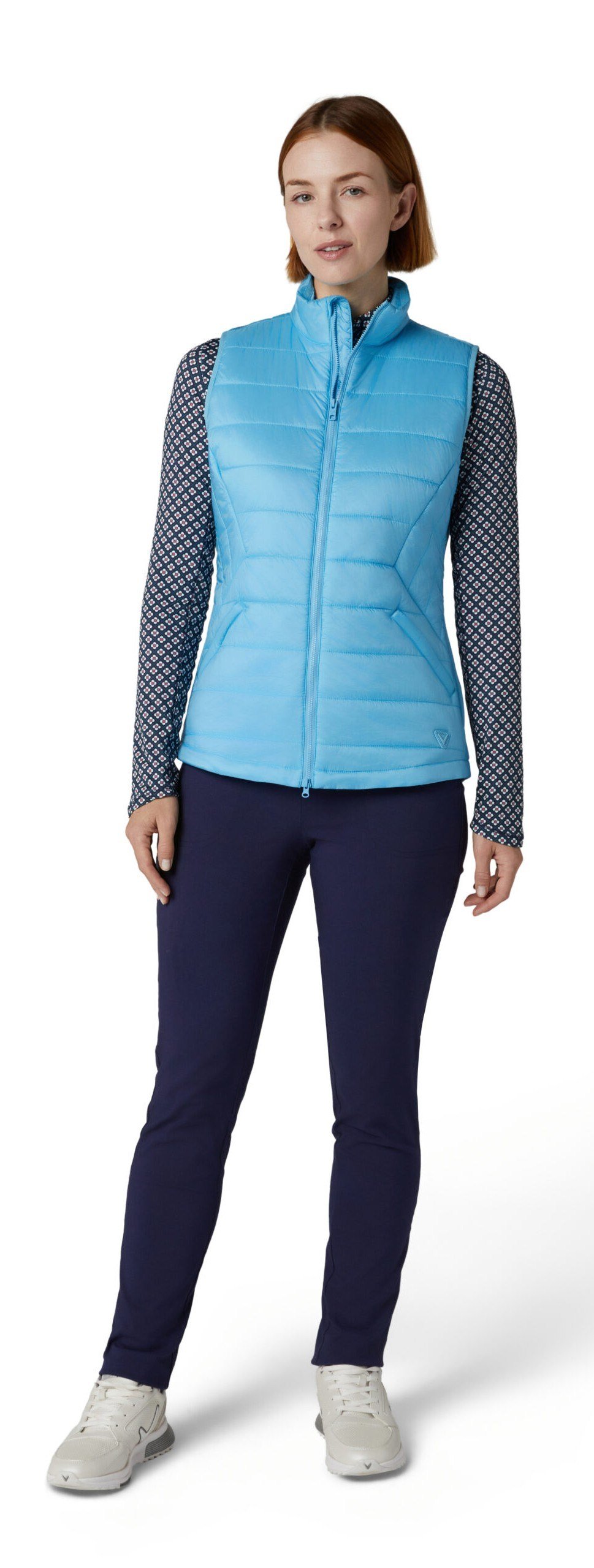 Callaway Quilted Puffer dámská vesta, modrá