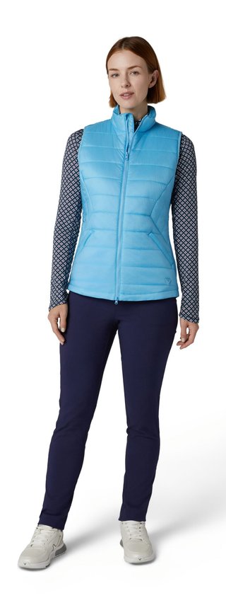 Callaway Quilted Puffer dámská vesta, modrá