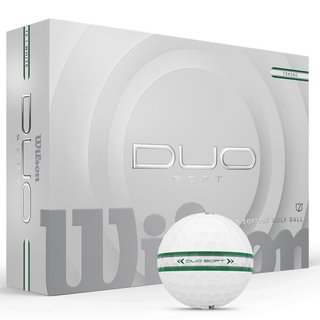 Wilson Duo Soft TRK360 golfové míčky, bílo/zelené