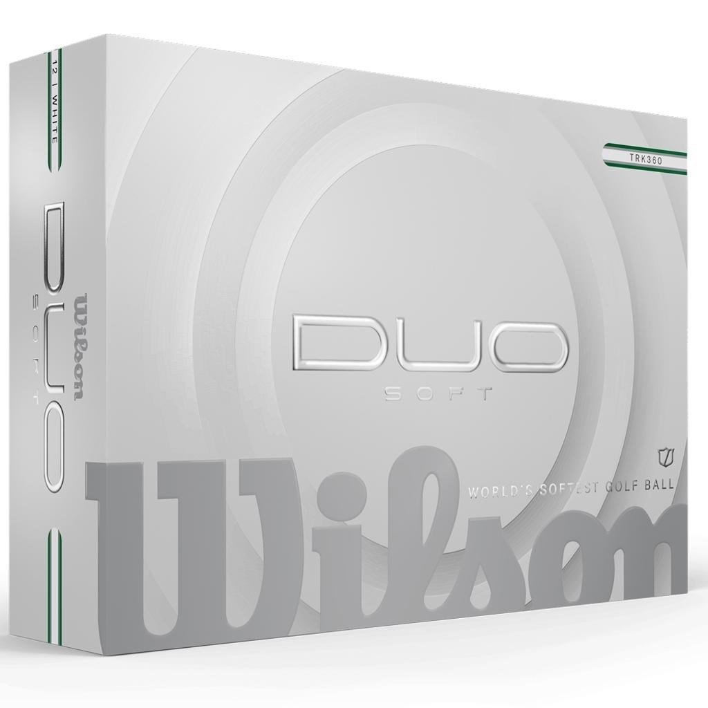 Wilson Duo Soft TRK360 golfové míčky, bílo/zelené