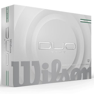 Wilson Duo Soft TRK360 golfové míčky, bílo/zelené