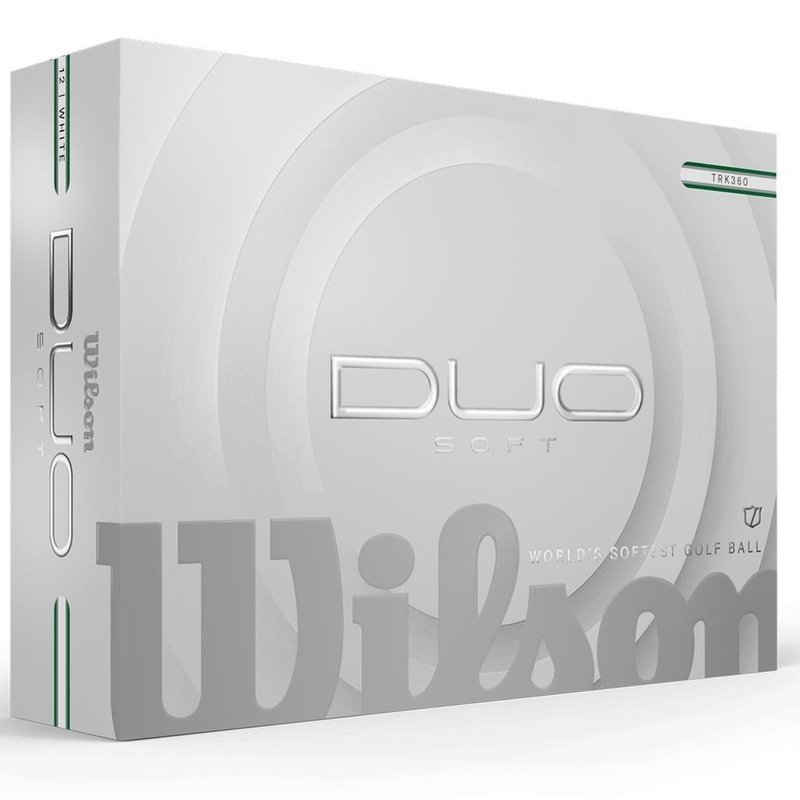 Wilson Duo Soft TRK360 golfové míčky, bílo/zelené