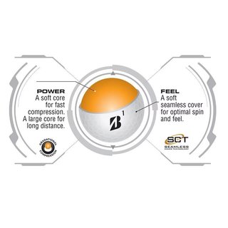 Bridgestone e6 Soft golfové míčky