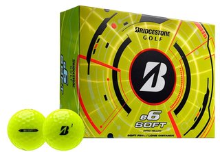 Bridgestone e6 Soft golfové míčky, žluté