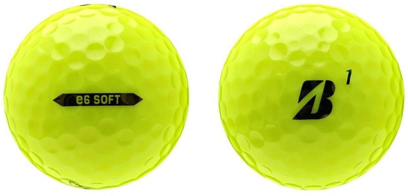 Bridgestone e6 Soft golfové míčky, žluté