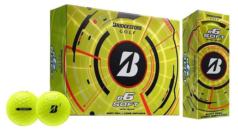 Bridgestone e6 Soft golfové míčky, žluté
