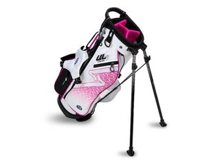 U.S. Kids Golf UL7-48 (122cm) W20 dětský stand bag 24.5", bílo/růžový