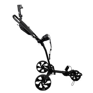 TriLite T-Flash manuální golfový vozík, černý, karbonový dekor