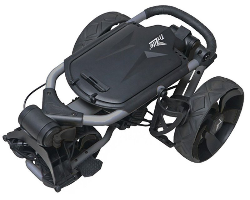 TriLite T-Flash manuální golfový vozík, šedo/černý