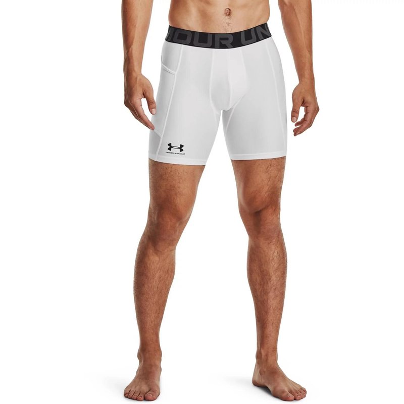 Under Armour HeatGear Shorts pánské kompresní boxerky, bílé