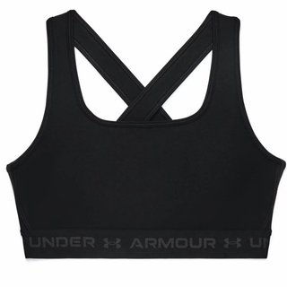Under Armour Crossback Mid Bra dámská kompresní podprsenka, černá