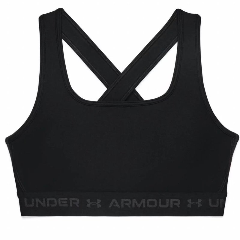 Under Armour Crossback Mid Bra dámská kompresní podprsenka, černá