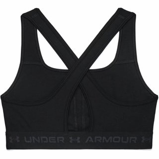 Under Armour Crossback Mid Bra dámská kompresní podprsenka, černá