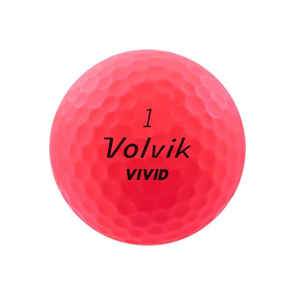 Volvik Vivid golfové míčky, růžové