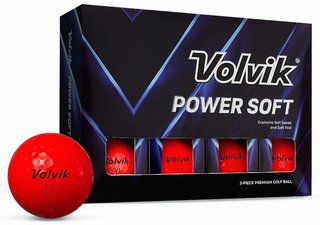 Volvik Power Soft golfové míčky, červené