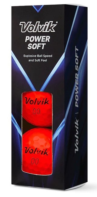 Volvik Power Soft golfové míčky, červené