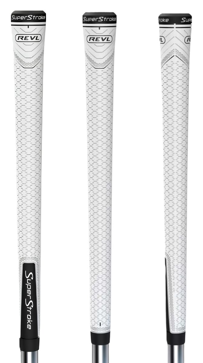 Superstroke REVL Player Club grip, Standard, bílo/černý
