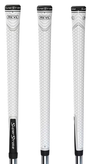 Superstroke REVL Player Club grip, Standard, bílo/černý