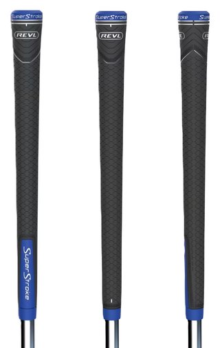 Superstroke REVL Player Club grip, Standard, šedo/modrý