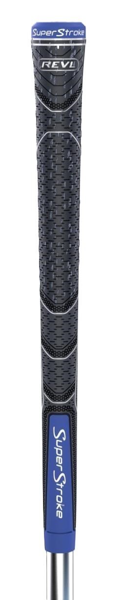 Superstroke REVL Element Club grip, Midsize, šedo/modrý
