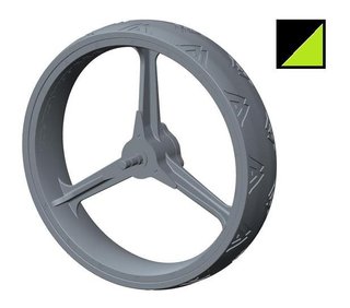 Big Max REAR Wheel náhradní zadní kolečko, 1ks, zelené