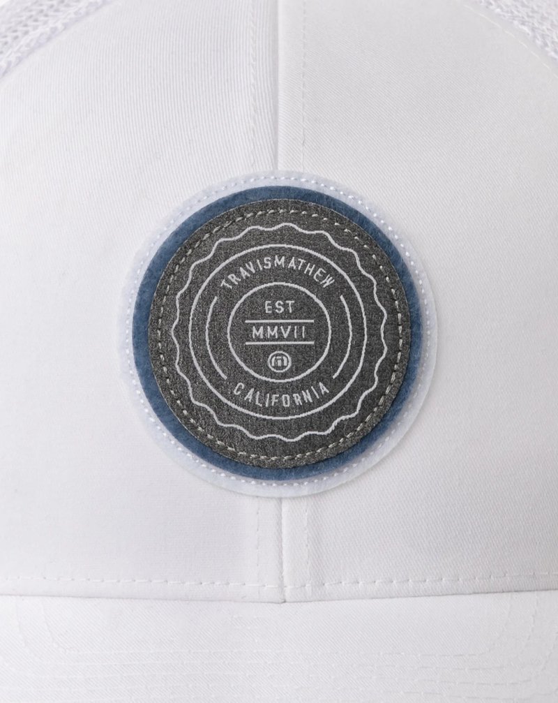 Travis Mathew The Patch pánská kšiltovka, bílá