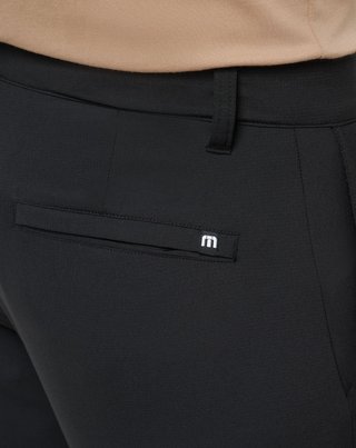 Travis Mathew Open To Close Jogger pánské kalhoty, černé