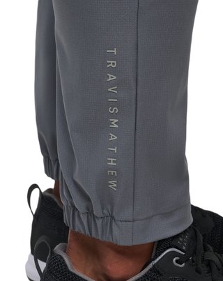 Travis Mathew Open To Close Jogger pánské kalhoty, šedé