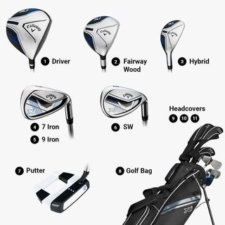Callaway XJ-3 8PC dětský golfový set, 137+cm