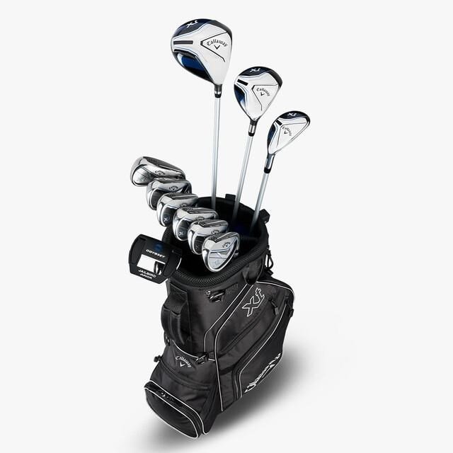 Callaway XT 11PC Black dětský golfový set, 147-175cm