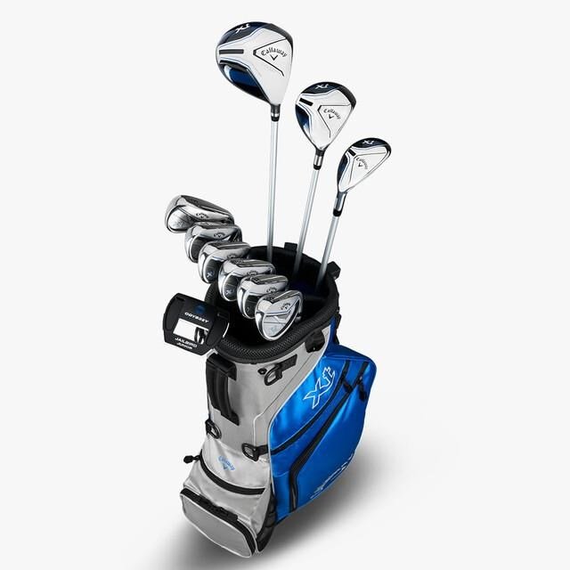 Callaway XT 11PC Blue dětský golfový set, 147-175cm