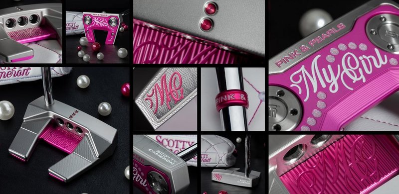 Scotty Cameron My Girl Pink & Pearls Limited putter, 34"