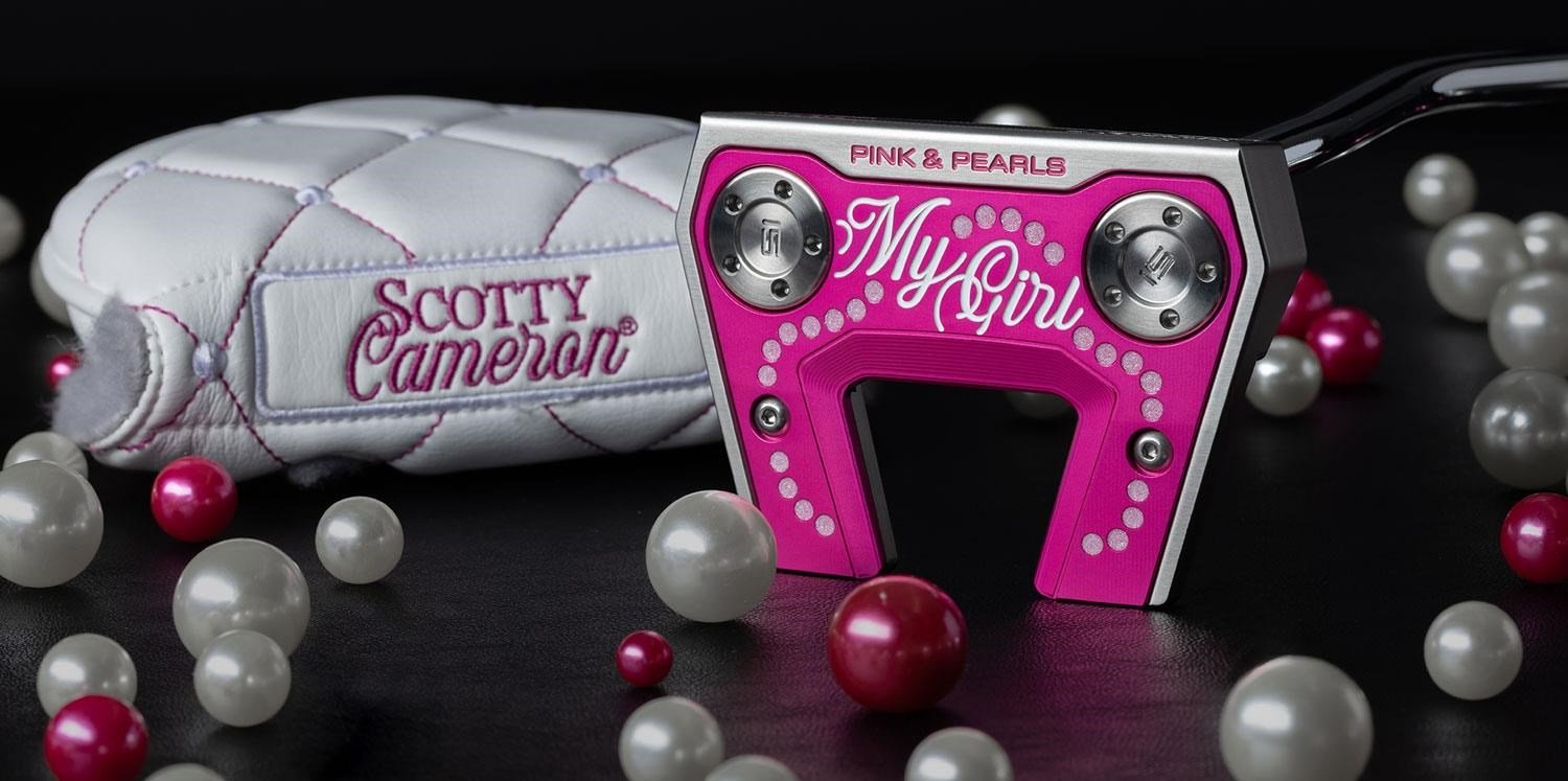 Scotty Cameron My Girl Pink & Pearls Limited putter, 34"
