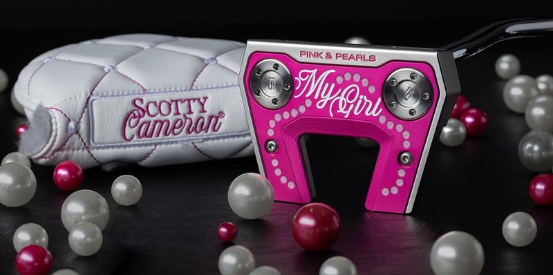 Scotty Cameron My Girl Pink & Pearls Limited putter, 34"